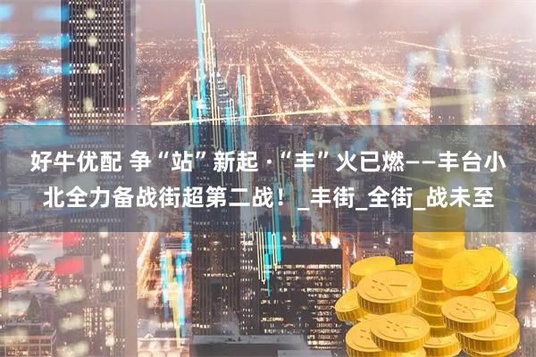 好牛优配 争“站”新起 ·“丰”火已燃——丰台小北全力备战街超第二战！_丰街_全街_战未至