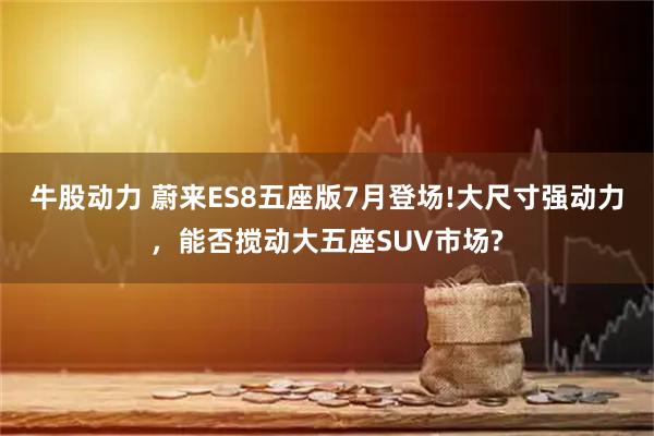 牛股动力 蔚来ES8五座版7月登场!大尺寸强动力，能否搅动大五座SUV市场?